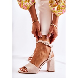 FB2 Fashionable Sandals On A Beige Bar Salis 1