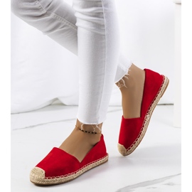 Red women's balma espadrilles 1