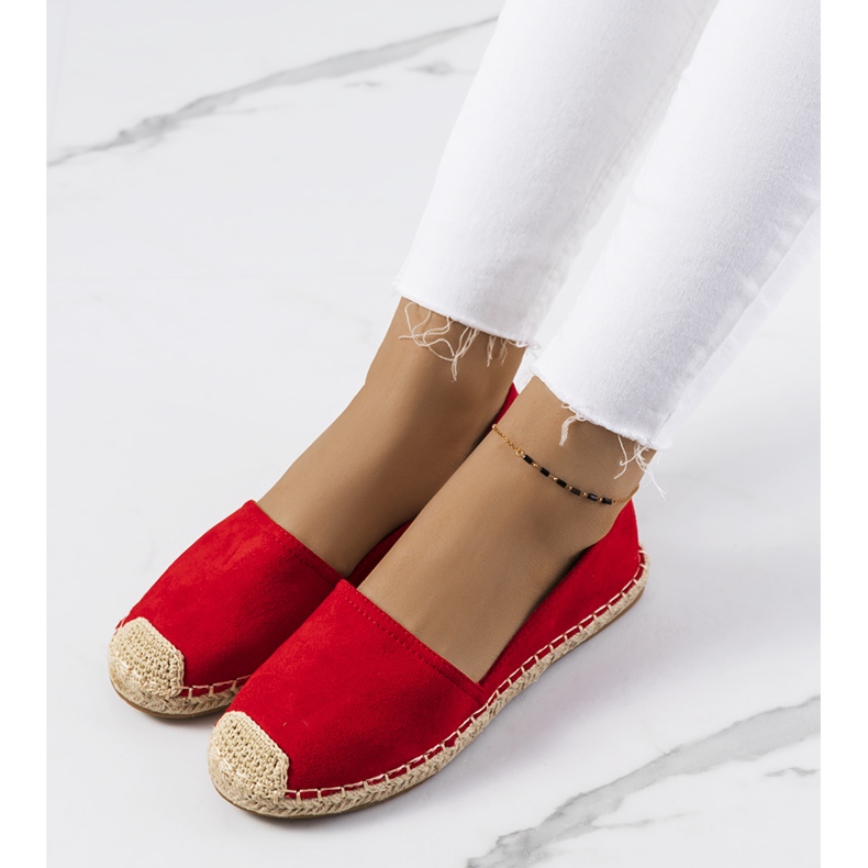 Red women's balma espadrilles 2