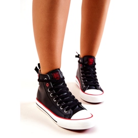 High Leather Sneakers Big Star JJ274131 Black 5