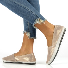 Leather shoes Filippo DP031 / 22 Go golden grey 6