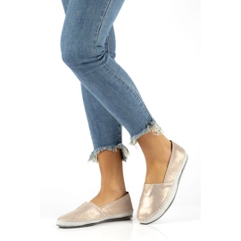 Leather shoes Filippo DP031 / 22 Go golden grey 3