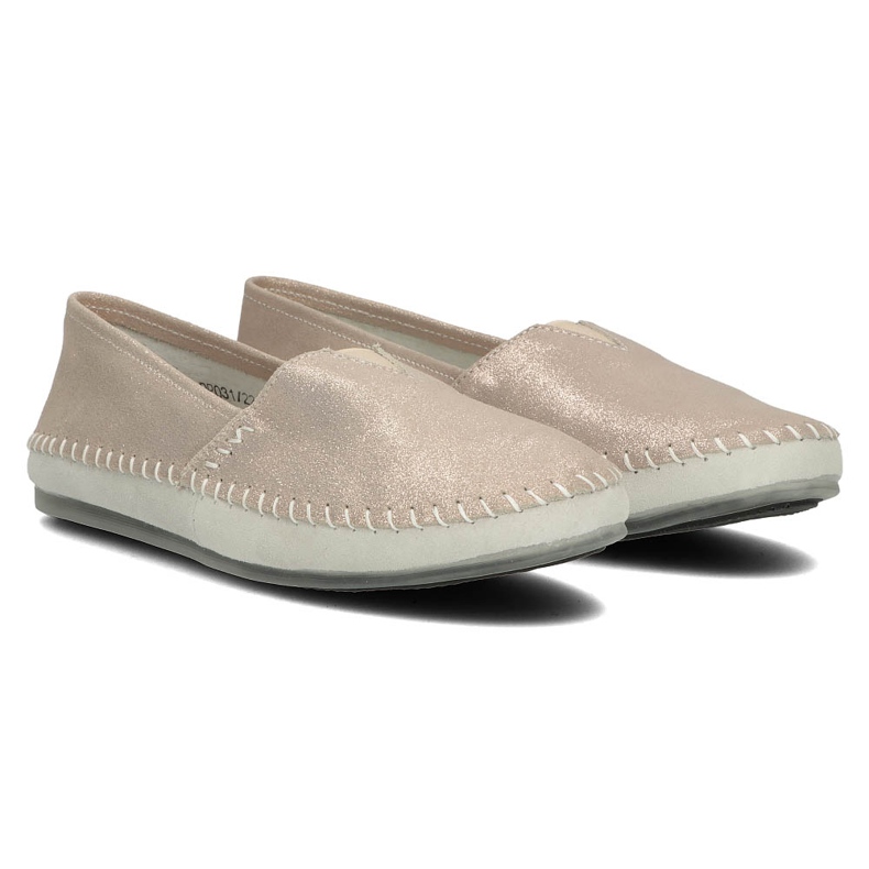 Leather shoes Filippo DP031 / 22 Go golden grey 5