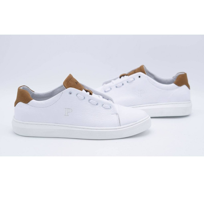 Polbut Men's leather sports shoes 2109 white 4 Polbut Men's leather sports shoes 2109 white 4