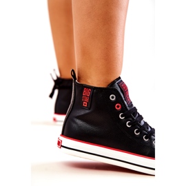 High Leather Sneakers Big Star JJ274131 Black 2