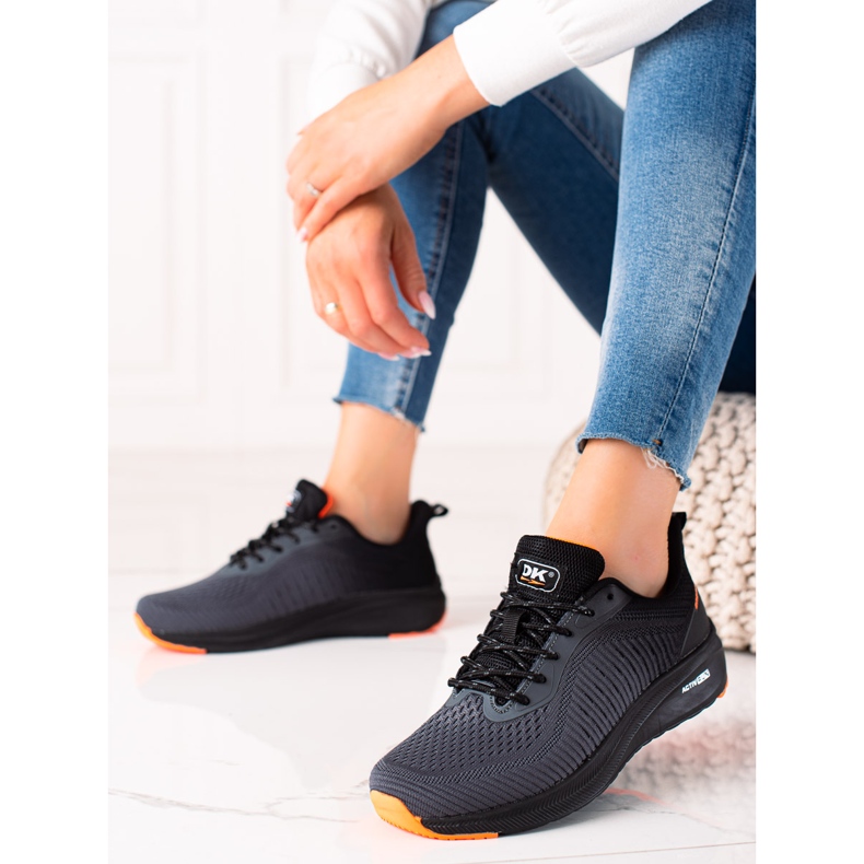 Classic DK Sports Shoes black grey 1