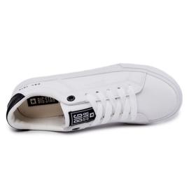 Leather Men's Sneakers Big Star JJ174105 White and Black 2