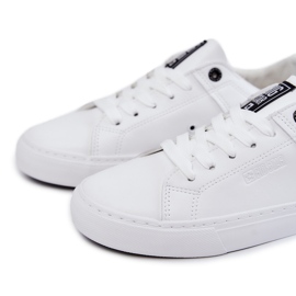 Leather Men's Sneakers Big Star JJ174105 White and Black 4