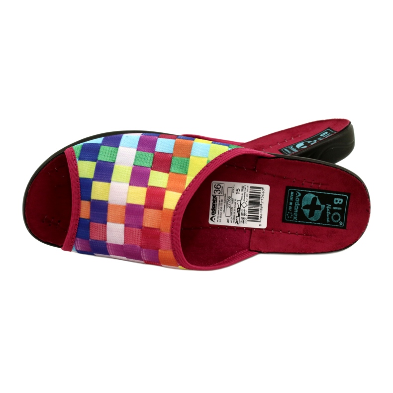 Women's Slippers Adanex 27266 SAK1 red 5 Women's Slippers Adanex 27266 SAK1 red 5