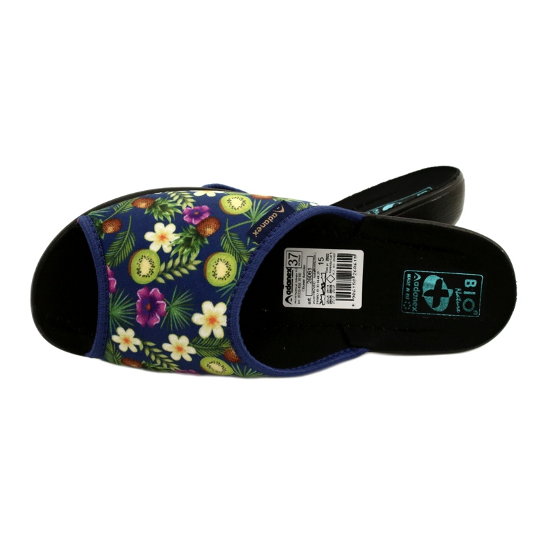 Slippers Slippers Kiwi Adanex DIK2 Tęg. G1 / 2 26061 Navy blue purple multicolored green 5