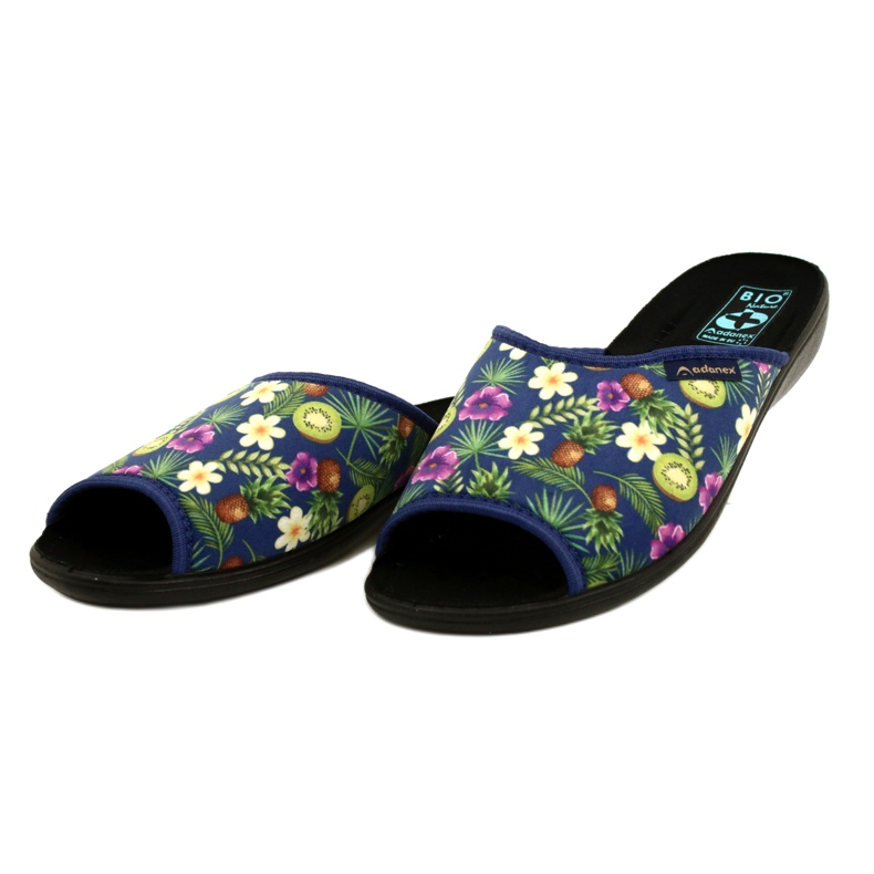 Slippers Slippers Kiwi Adanex DIK2 Tęg. G1 / 2 26061 Navy blue violet multicolored green 3