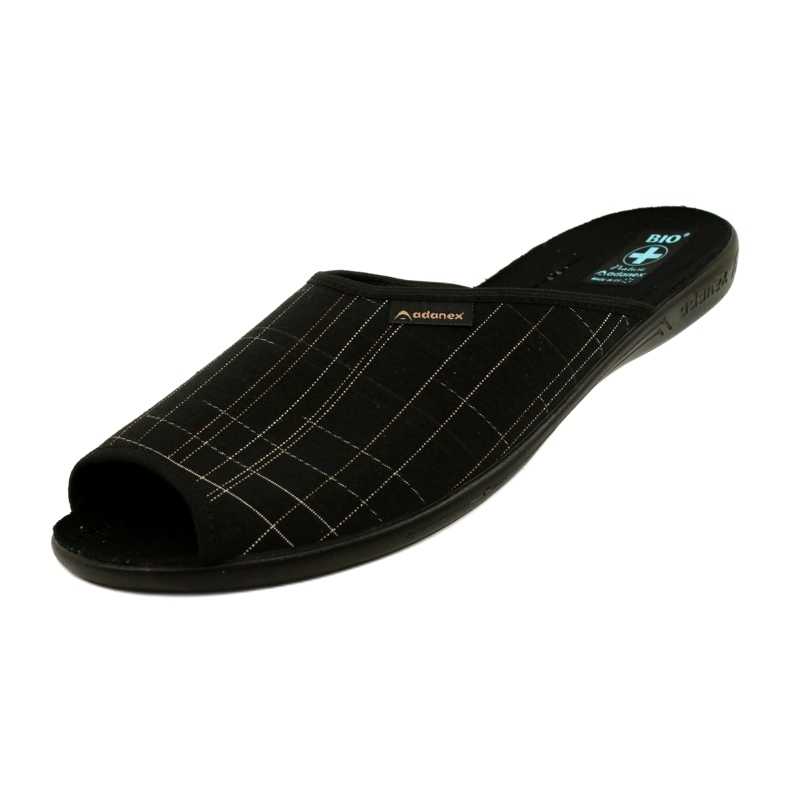 Adanex Men's Slippers Slippers 25954 Black 3 Adanex Men's Slippers Slippers 25954 Black 3