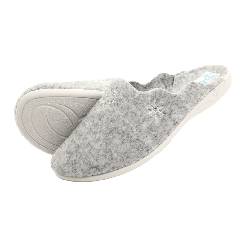 Felt Slippers Adanex 25686 Gray grey 5
