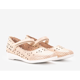 Cardosa children's gold openwork ballerinas golden 1
