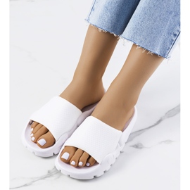 Women's white Distant slippers 1