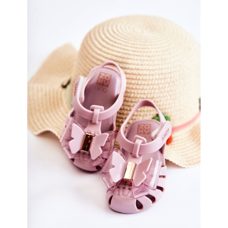 Children's Sandals With Velcro Fragrant ZAXY JJ385034 Light purple ['purple'] 2
