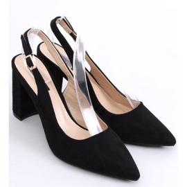 Pumps with an open heel Spectra Negro black 1