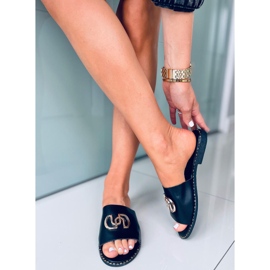 Larisa Black women's slippers 2