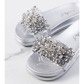 Silver slippers on the Marthas platform 1