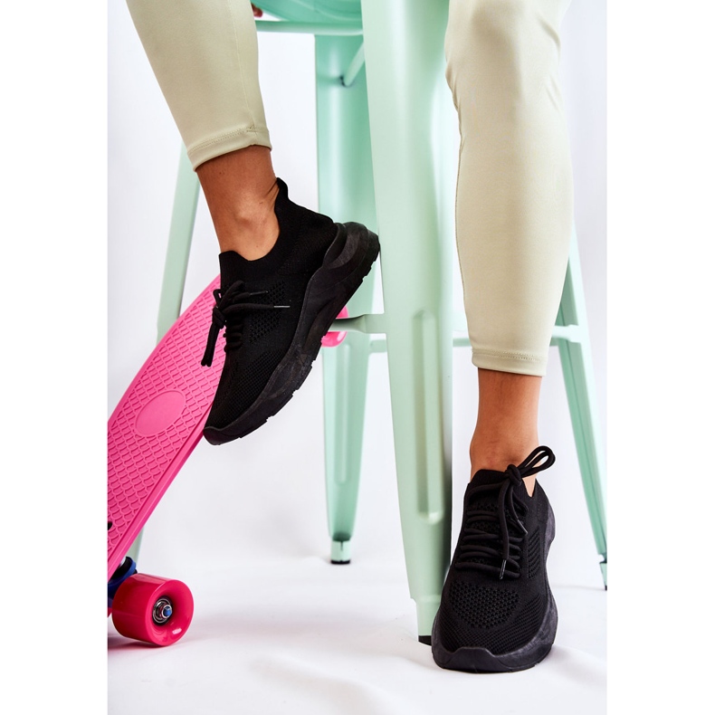 FK2 Women's Sport Shoes, Slip-on Black Livia 1