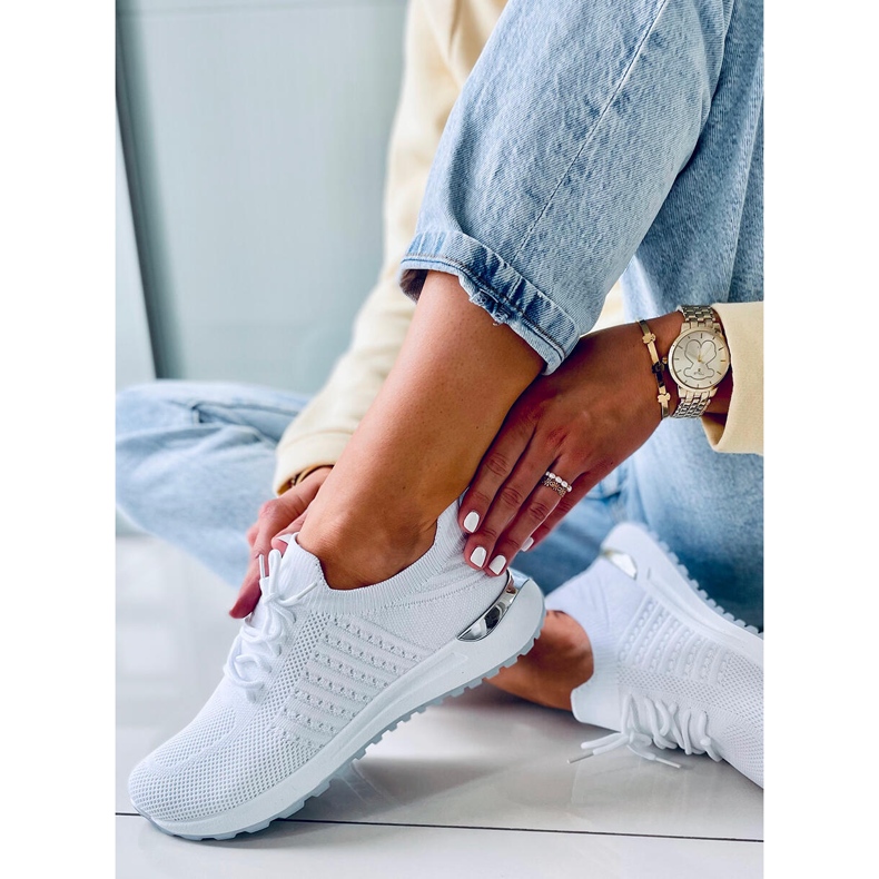 Lars White sock sneakers 2