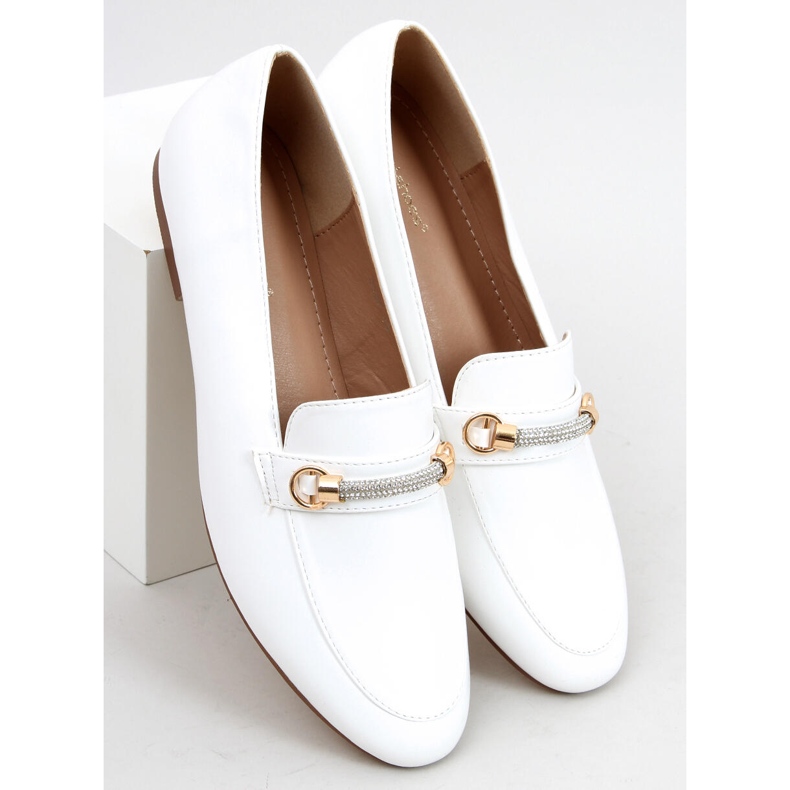 Women's loafers Gessa White 1