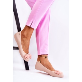 PH1 Women's Rubber Ballerina Bow Nude Fergie beige 2