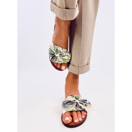 Vors Beige women's slippers multicolored 1