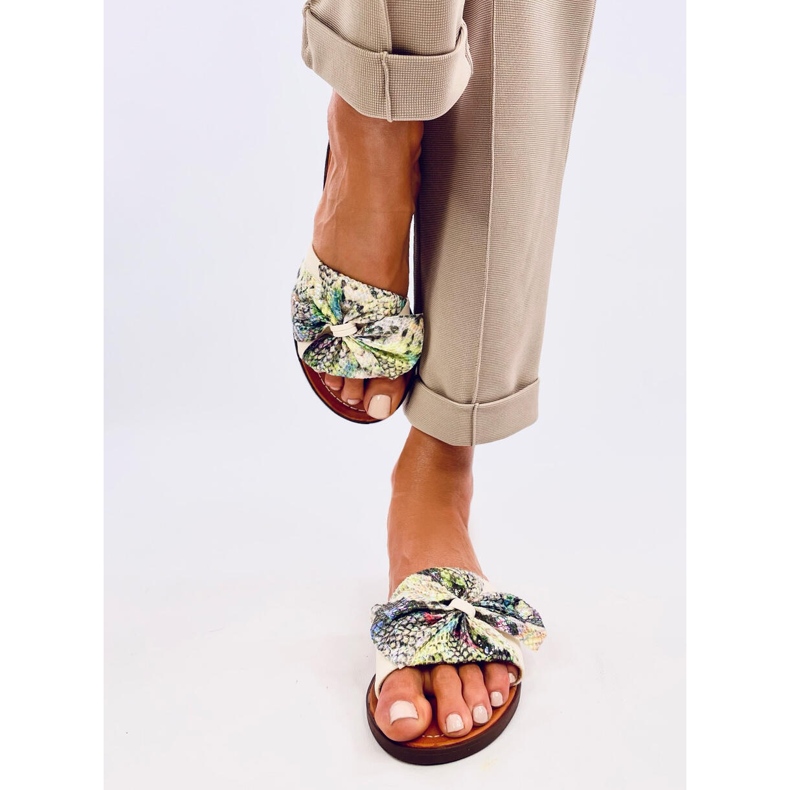 Vors Beige women's slippers multicolored 1