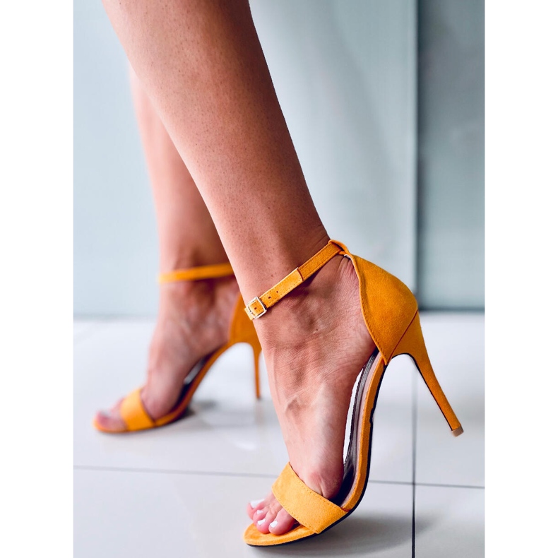 Sheila Yellow high heel sandals 1