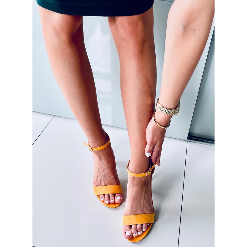 Sheila Yellow high heel sandals 2