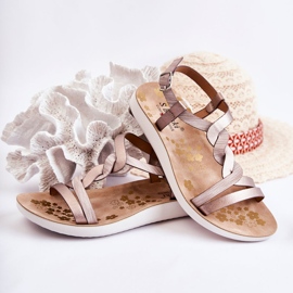 S.Barski Children's Sandals With Buckle Silver Dimmel 2