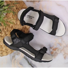 Black Velcro sports sandals At the American Club 2 Black Velcro sports sandals At the American Club 2