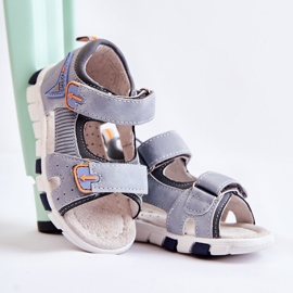 PE1 Comfortable Children's Sandals Gray Samell ['gray'] grey 1