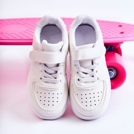 Children's Sport Shoes With Velcro White Elike 2