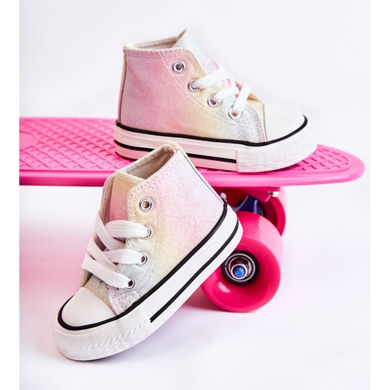 Children's High Sneakers Multicolor Blanka pink pink 2
