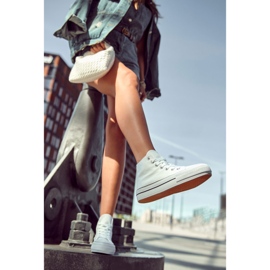 FS3 Classic High-top Sneakers, White Volterro 1