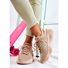 Beige Dalmiro Women's Sport Shoes Slip On 1