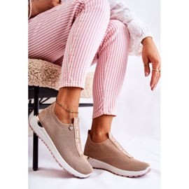 PM1 Women's Sport Shoes Beige Ardenza 1