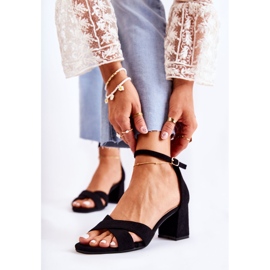 PS1 Classic Women's Sandals On A Heel Black Ester 1 PS1 Classic Women's Sandals On A Heel Black Ester 1