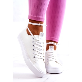 PS1 Women's Leather Sneakers White Mikayla 1 PS1 Women's Leather Sneakers White Mikayla 1