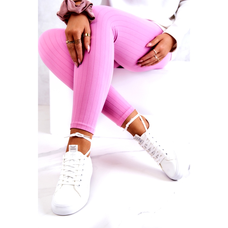 PS1 Women's Leather Sneakers White Mikayla 3