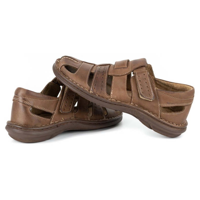 Olivier Men's sandals 467 dark brown 5 Olivier Men's sandals 467 dark brown 5