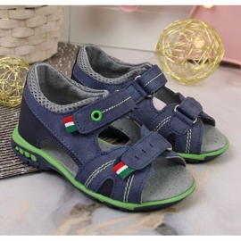 Velcro sandals Kornecki Jr KOR6313 navy blue 2