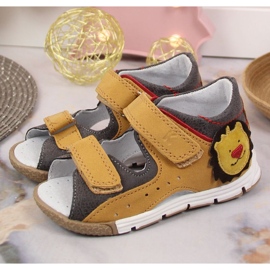 Velcro sandals Kornecki Jr KOR6867 camel brown 2