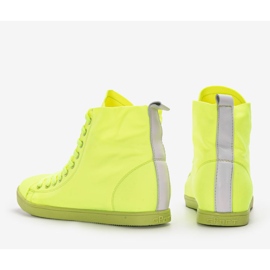 Karita's green neon ankle sneakers 2