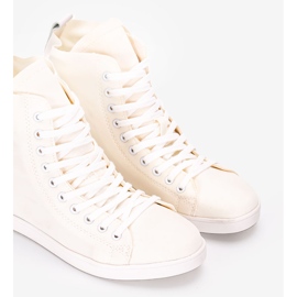 Cream Karita ankle sneakers white ecru 2