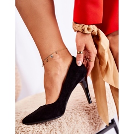 Sergio Leone Classic Black Magically Suede Stilettos 2