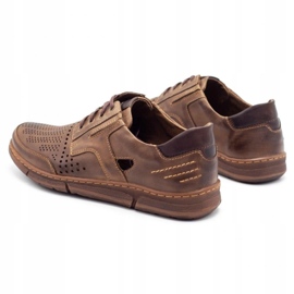 Polbut Men's J55 casual shoes for summer, brown 5