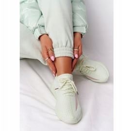 Women's light green sneakers sports shoes 4 Women's light green sneakers sports shoes 4